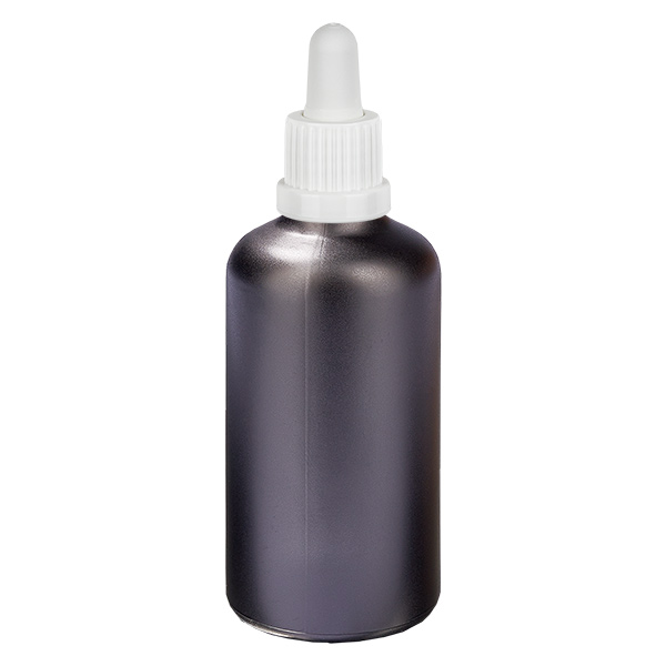 100ml Pipettenflasche weiß Originalitätsverschluss BlackLine UT18/100