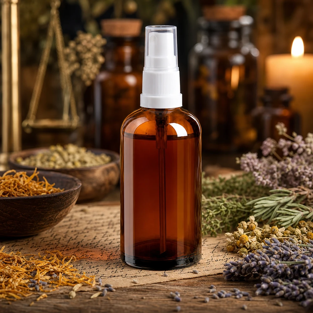 Pratico flacone a pompa da 100 ml con testina ergonomica bianca per una facile manipolazione