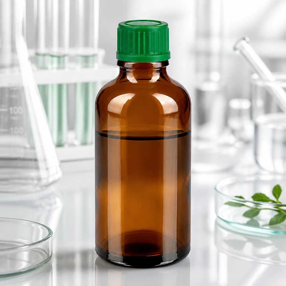 Flacon 50ml 11mm SV vert STD BrownLine UT18/50 Flacon de pharmacie professionnel de 50ml brun avec bouchon SV vert