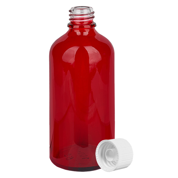 100ml Flasche 11mm Schraubverschluss weiß Standard RedLine UT18/100