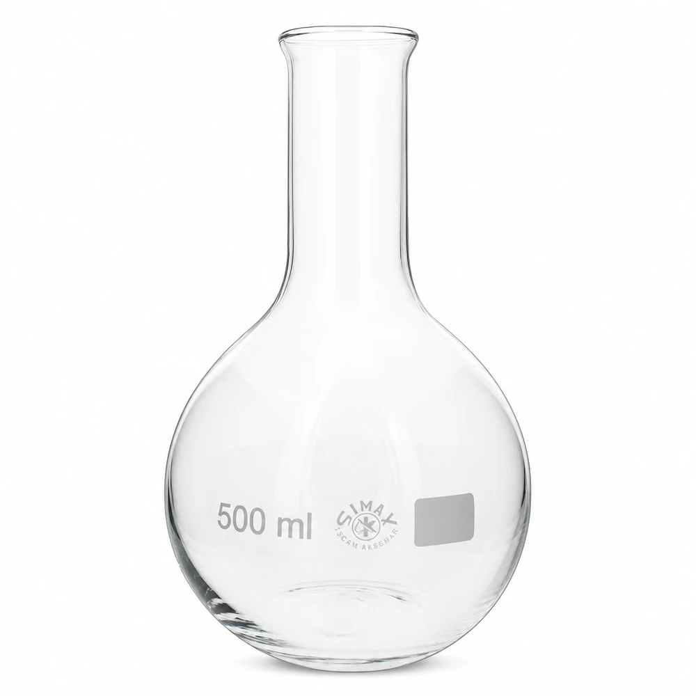 Matraccio da 500 ml a collo stretto Pallone verticale grande da 500 ml con collo stretto per la ricerca e la formazione