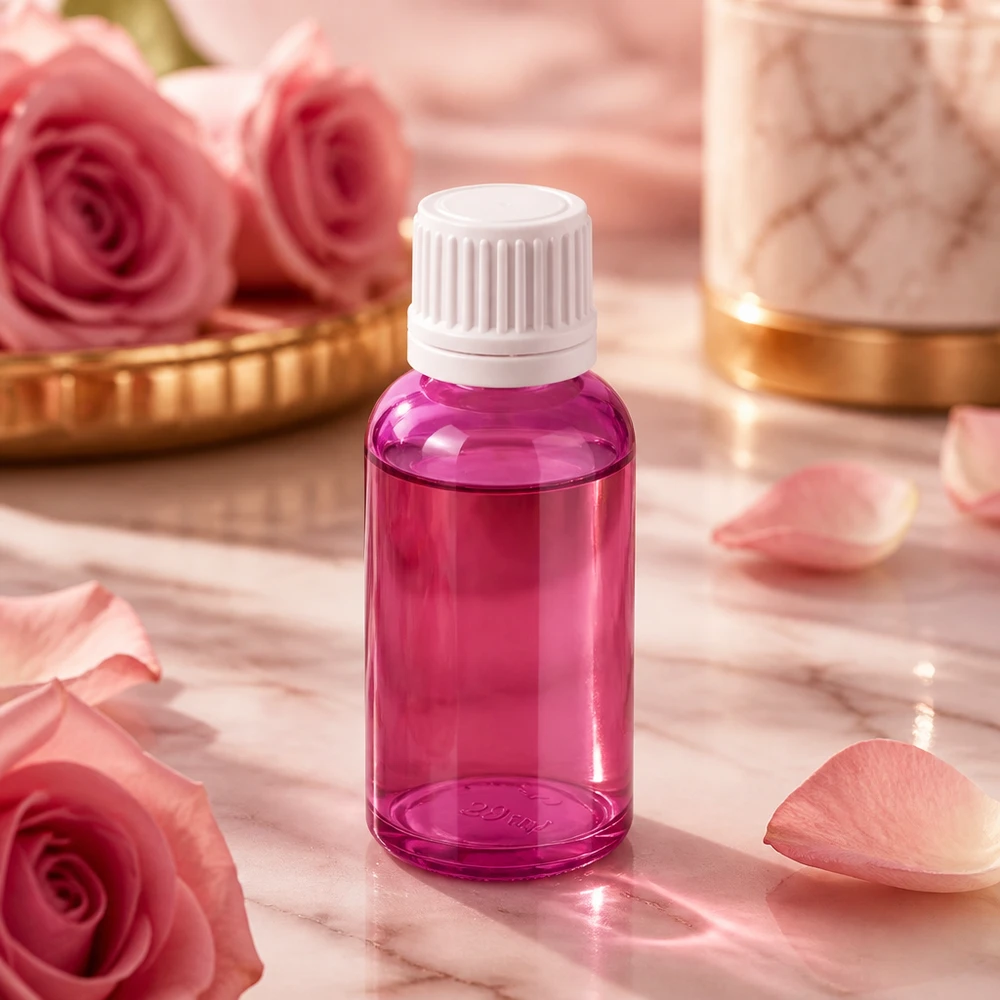 30ml Flasche 11mm Schraubverschluss weiss Originalität Schraubverschlusserschluss PurpleLine UT18/30 30ml PurpleLine Flasche in modernem Design mit OV Verschluss für professionelle Anwendung