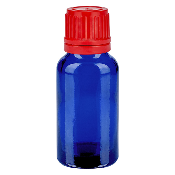 20ml Flasche 11mm Schraubverschluss rot Originalitätsverschluss BlueLine UT18/20