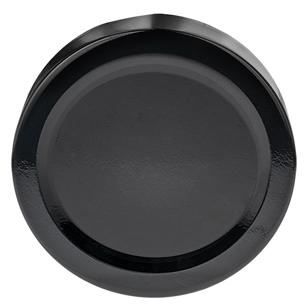 135ml Rundglas + BasicSeal Deckel schwarz deep UNiTWIST