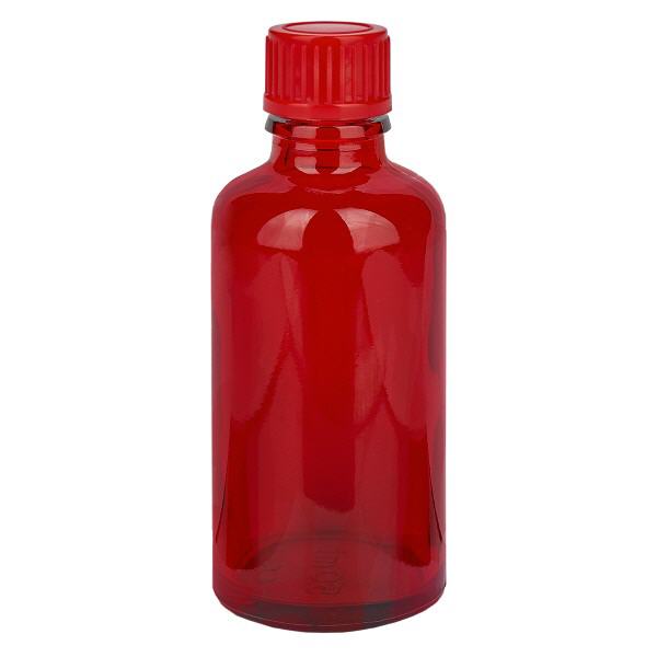 50ml Flasche 11mm Schraubverschluss rot Standard RedLine UT18/50