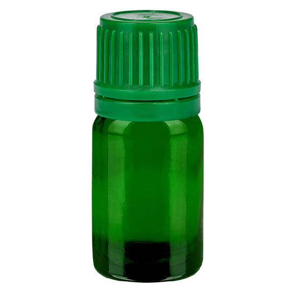 5ml Flasche 11mm Schraubverschluss grün Originalitätsverschluss GreenLine UT18/5