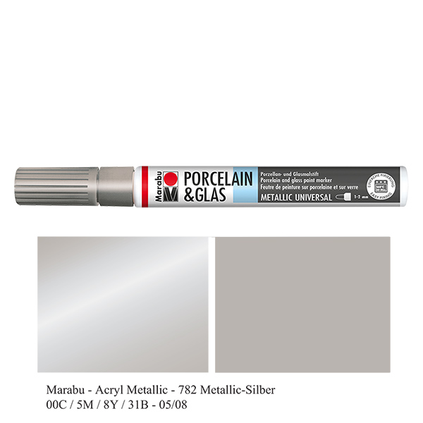 Pastello argento 1-2 mm per vetro/porcellana (082) Pastello argento 1-2 mm per vetro/porcellana (082)