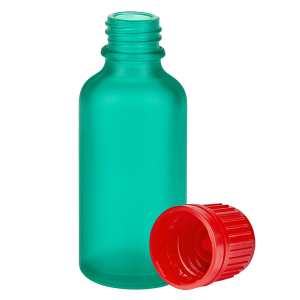 50ml Flasche 11mm Schraubverschluss rot Originalitätsverschluss GreenLine UT18/50