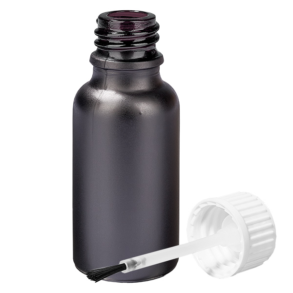 20ml Pinselfl. weiß Standardverschluss BlackLine UT18/20