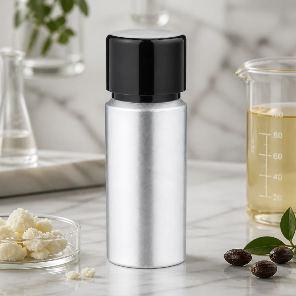 20ml gebeizte Aluflasche mit Schraubkappe Gebeizte 20ml Flasche aus Aluminium - leicht und bruchsicher für mobile Anwendungen