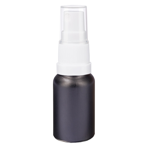 10ml Sprayflasche mit weißem Verschluss BlackLine UT18/10