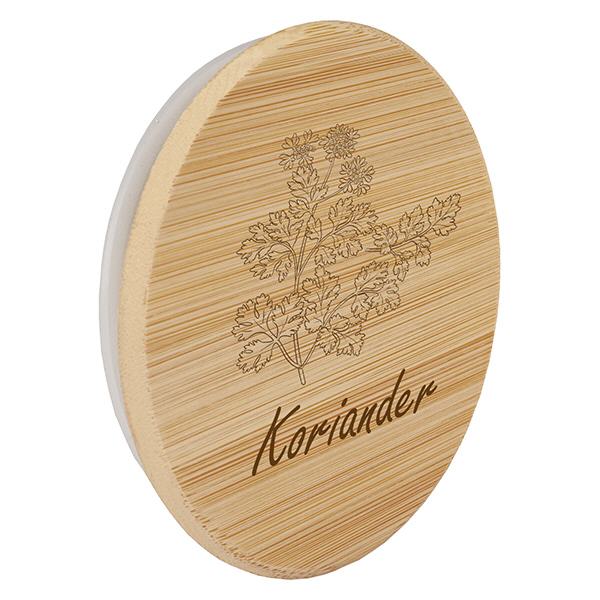 Holzdeckel "Koriander" für WECK RR60