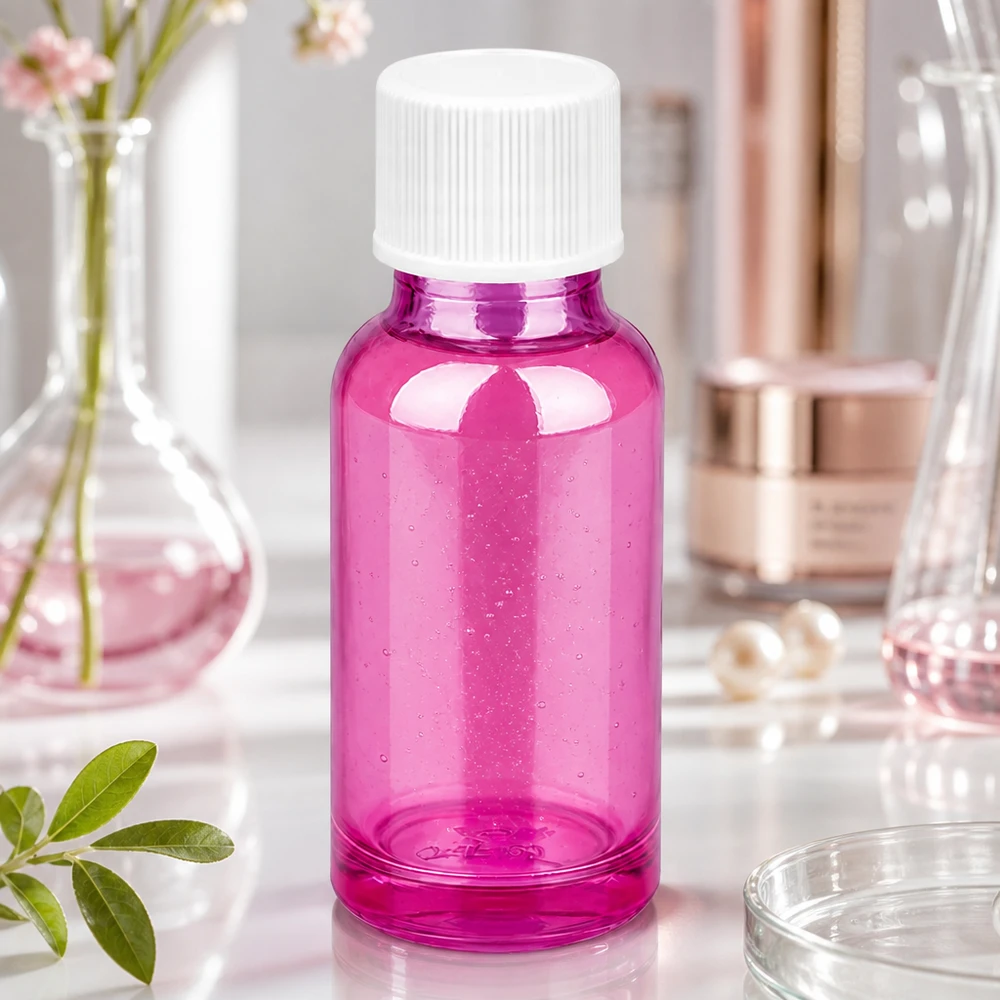 20ml Flasche 11mm Schraubverschluss weiss Standard PurpleLine UT18/20 Elegante violette 20ml Flasche mit standardisiertem 11mm Gewinde für professionelle Nutzung