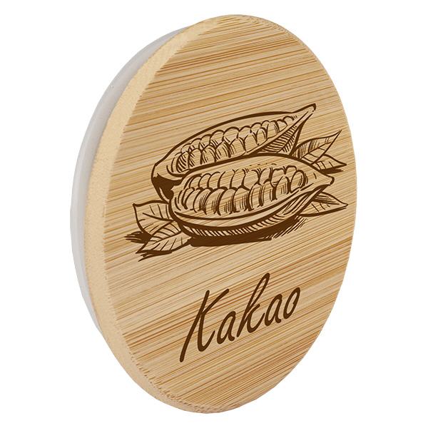 Holzdeckel "Kakao" für WECK RR100