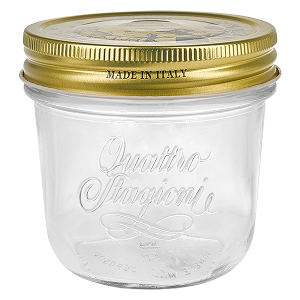 200ml Sturzglas "Quattro Stagioni" mit Deckel