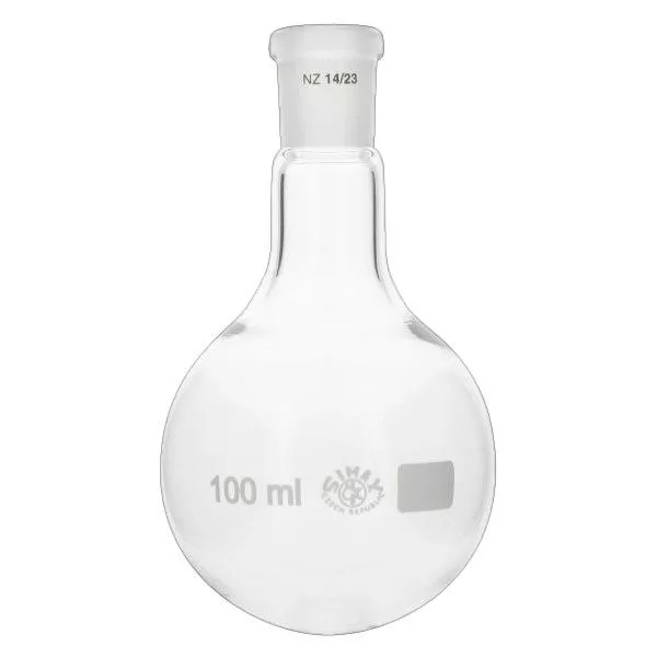 Rundkolben 100ml mit Normschliff (14/23) Rundkolben 100ml mit Normschliff (14/23)