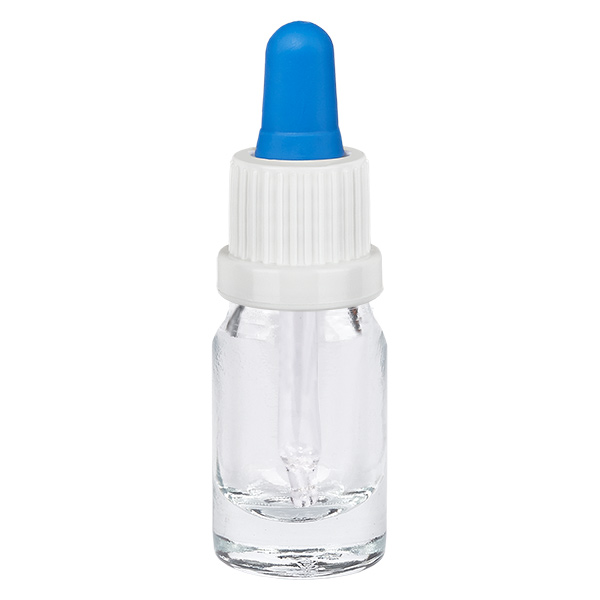 Flacone per pipette da 5 ml bianco/blu OV ClearLine UT18/5 Flacone per pipette da 5 ml bianco/blu OV ClearLine UT18/5
