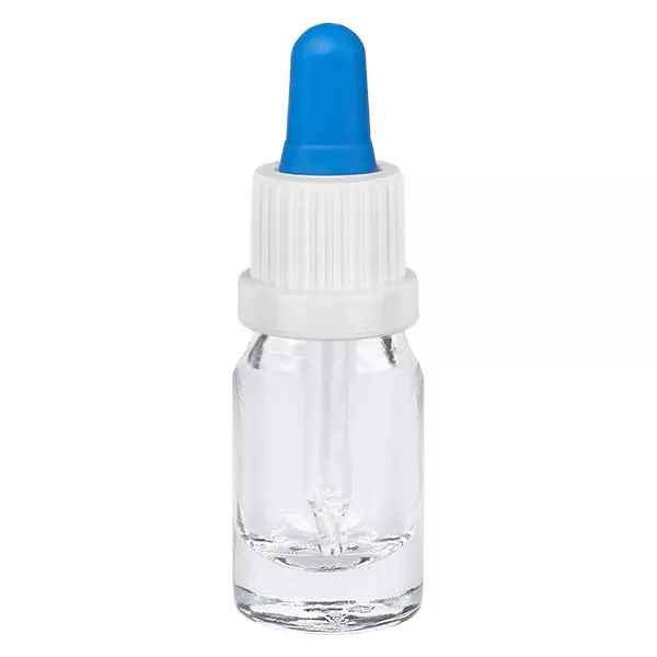 Flacon à pipette 5ml blanc/bleu OV ClearLine UT18/5