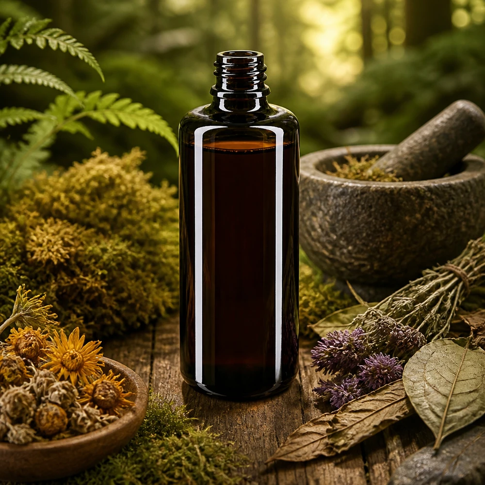 Violettglas Flasche 50ml DIN 18 (Mironglas) Handliche 50ml Tropfflasche Orion aus Miron Violettglas perfekt für unterwegs und Reisen konzipiert