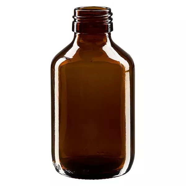 Flacone per medicinali da 150 ml marrone, senza tappo PP28 ApoGlas