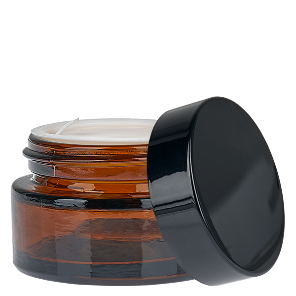 Barattolo di vetro 20ml marrone con coperchio UNiTWIST Barattolo di vetro 20ml marrone con coperchio UNiTWIST