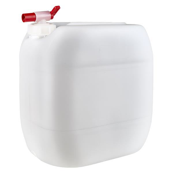 Tanica da 30 litri con rubinetto di scarico Tanica da 30 litri con rubinetto di scarico