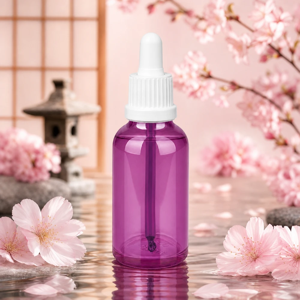 30ml Pipettenflasche weiss Originalität Schraubverschlusserschluss PurpleLine UT18/30 30ml Pipettenflasche violett mit tropffreiem Verschluss für hygienische Anwendung von Tinkturen