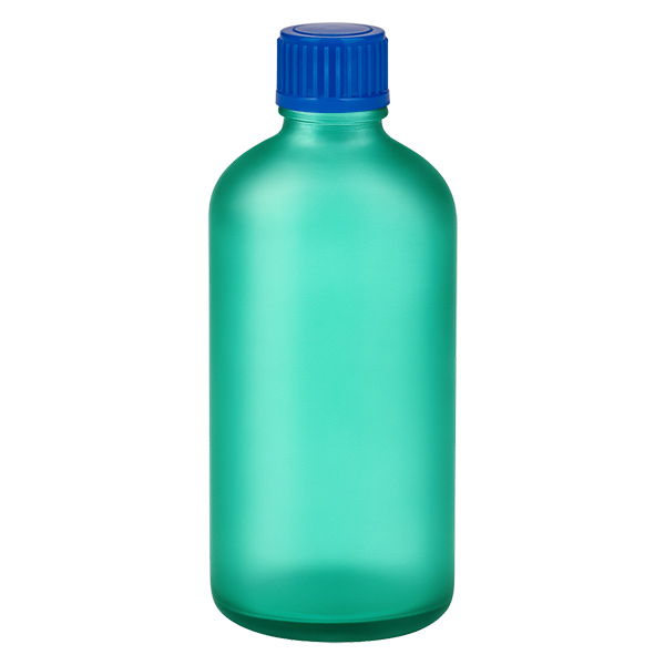 100ml Flasche 11mm Schraubverschluss blau Standard GreenLine UT18/100
