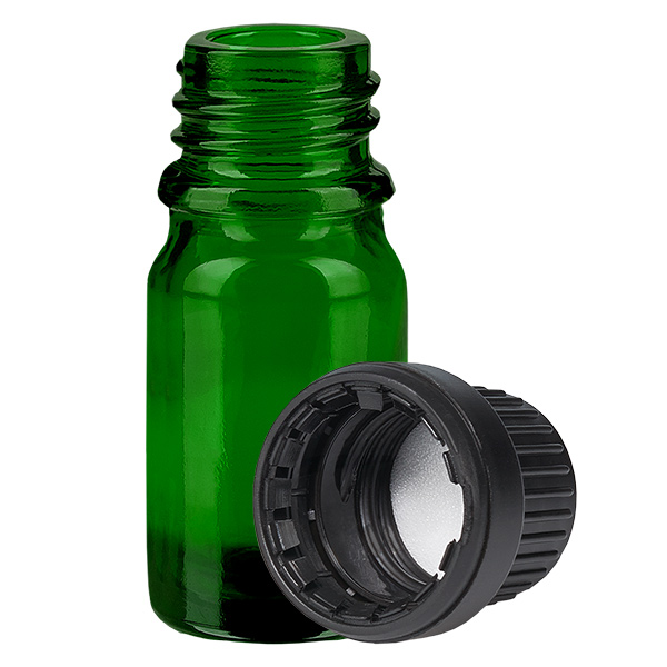 Bottiglia da 5ml 11mm SV nero OV GreenLine UT18/5 Bottiglia da 5ml 11mm SV nero OV GreenLine UT18/5