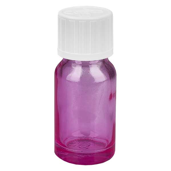 10ml Tropfflasche 1.2mm weiß Standard Kindersicher PurpleLine.UT18/10