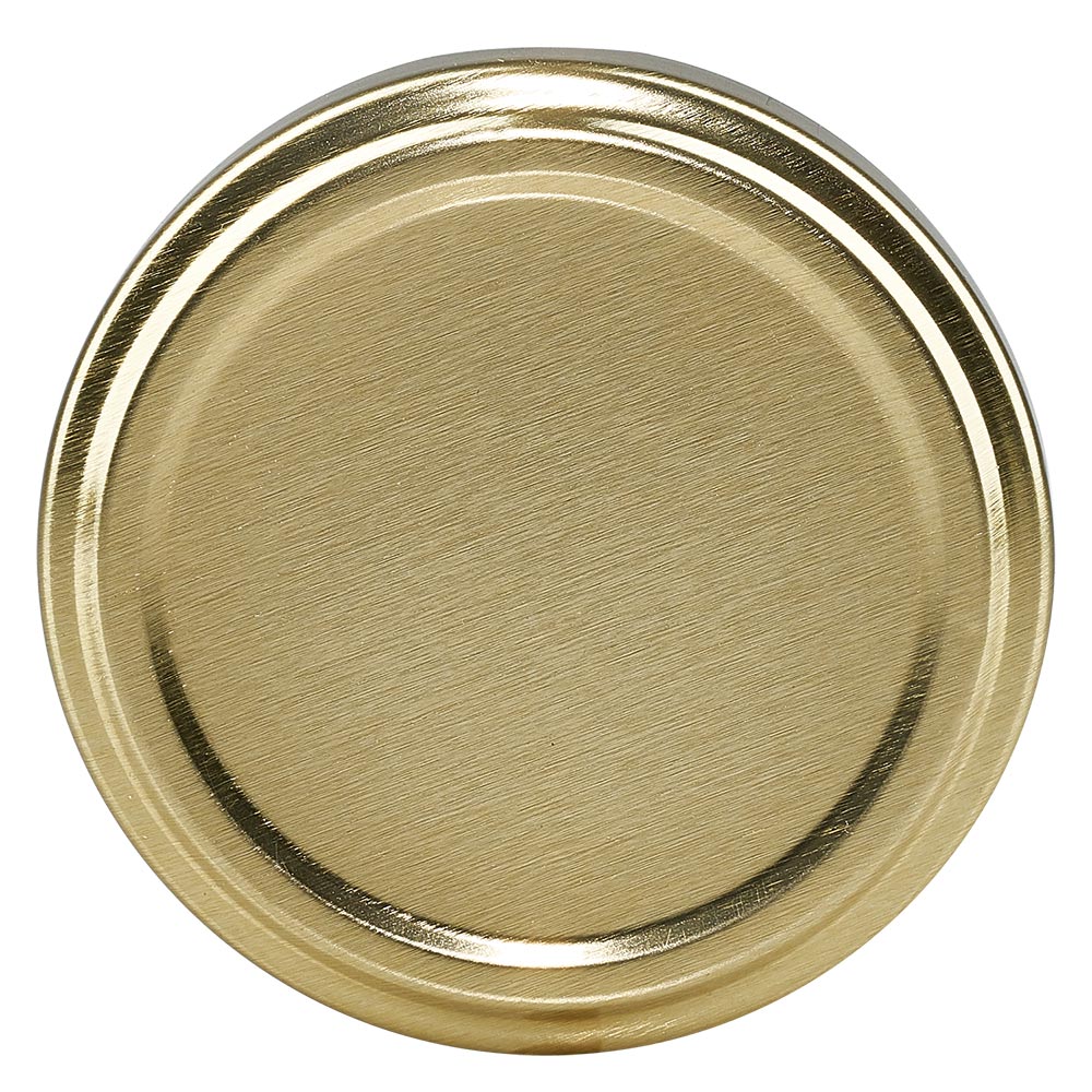 205ml Rundglas mit BioSeal Deckel gold UNiTWIST