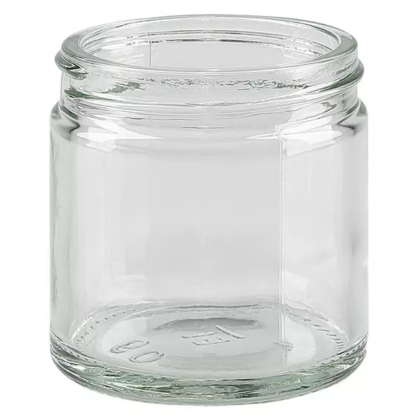 60ml Glastiegel. klar ohne Deckel, Gewinde 51mm/R3 ApoGlas