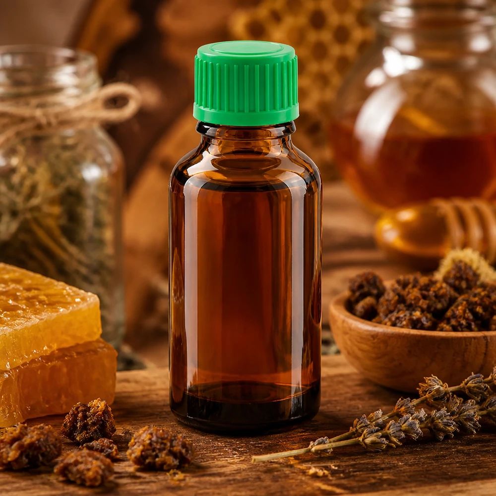 30ml Tropfflasche 0.8mm grün Standardverschluss BrownLine UT18/30 Professionelle 30ml Tropfflasche für exakte Portionierung von Ölen und Tinkturen