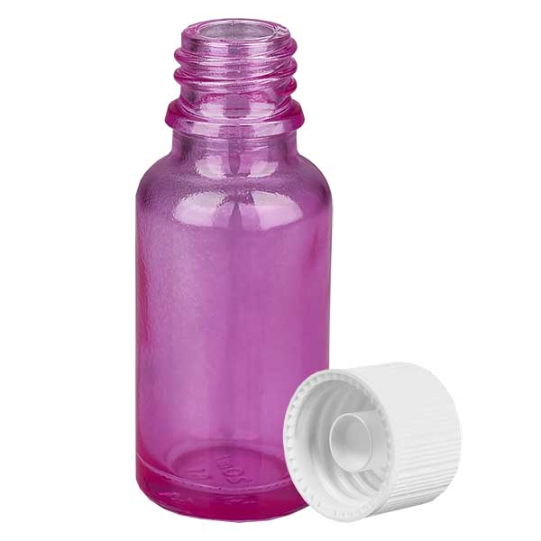 20ml Flasche 11mm Schraubverschluss weiss Standard PurpleLine UT18/20