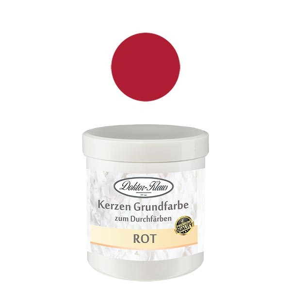Base per candele Doktor-Klaus colore rosso, 7gr, in latta Base per candele Doktor-Klaus colore rosso, 7gr, in latta