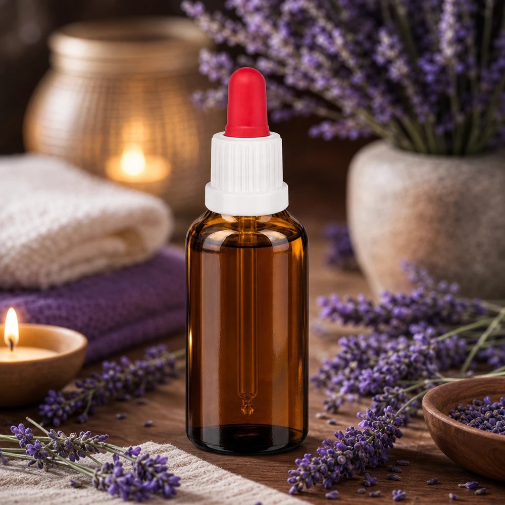 30ml Pipettenflasche weiß/rot Originalitätsverschluss BrownLine UT18/30 UV-schützende 30ml Pipettenflasche mit rot-weißem Verschlusssystem für lichtempfindliche Substanzen