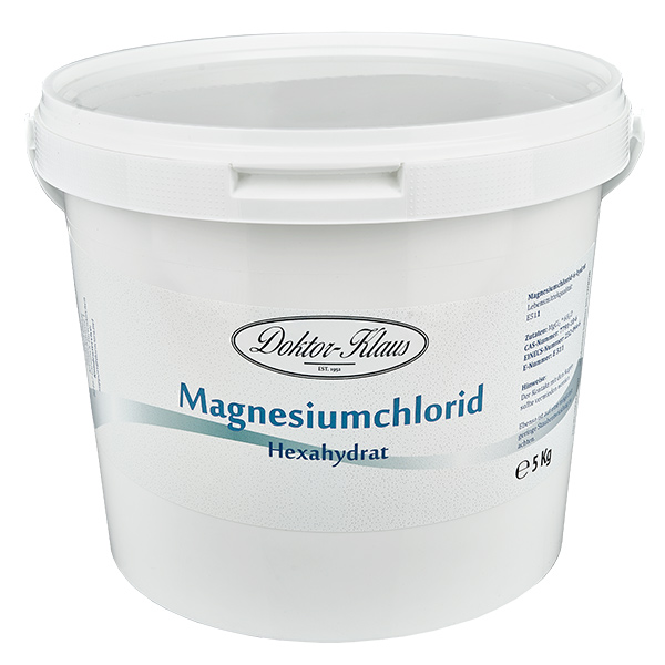 Cloruro di magnesio 5 kg (E511) Doktor-Klaus Cloruro di magnesio 5 kg (E511) Doktor-Klaus