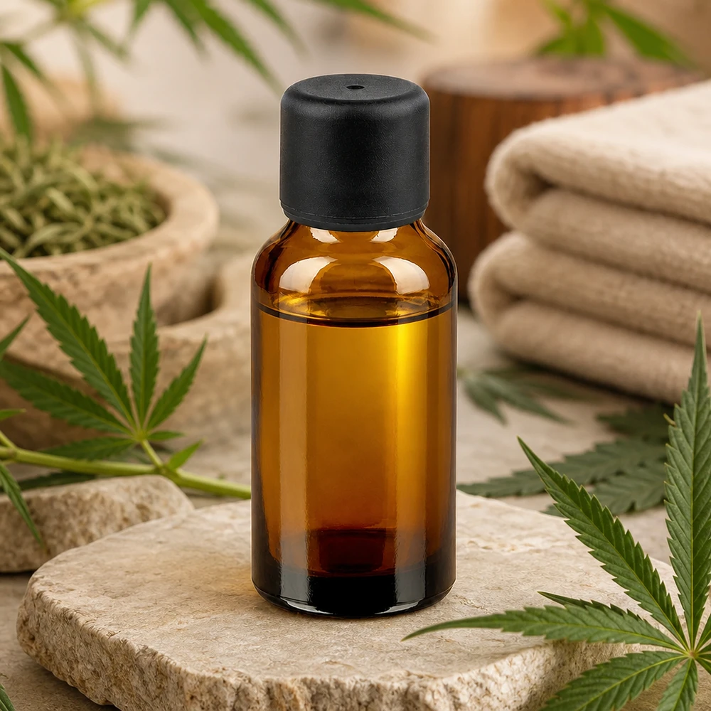 Flacon 20ml 6mm SV noir STD BrownLine UT18/20 Bouteille élégante en verre ambré de 20 ml avec couvercle noir pour les huiles et les teintures de qualité supérieure.