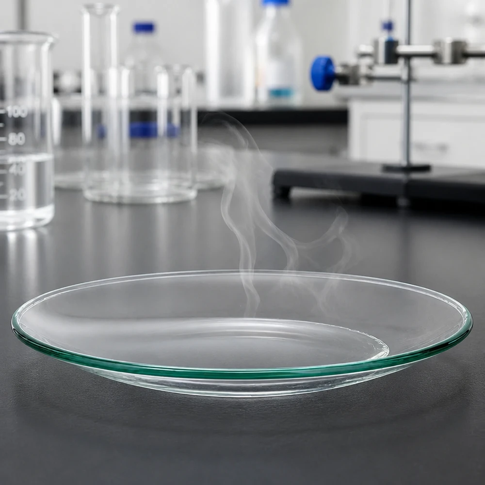 Ciotola in vetro per orologi Ø 110 mm Versatile piatto in vetro da 110 mm per l'evaporazione e la cristallizzazione in laboratorio