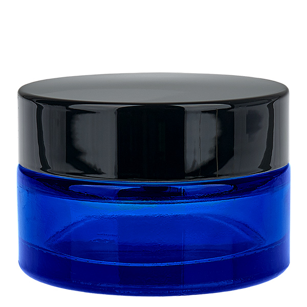 Barattolo di vetro 20ml blu con coperchio UNiTWIST Barattolo di vetro 20ml blu con coperchio UNiTWIST