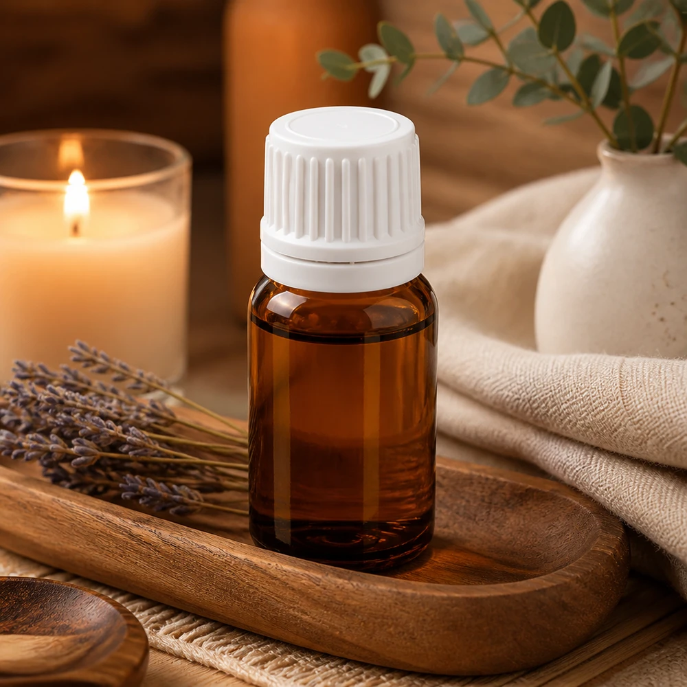 Flacone contagocce in vetro ambrato di alta qualità da 10 ml con dosatore preciso per uso farmaceutico