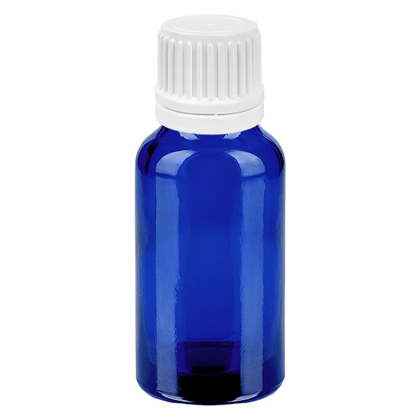 Flacon compte-goutte 20ml 0.7mm blanc OV BlueLine UT18/20