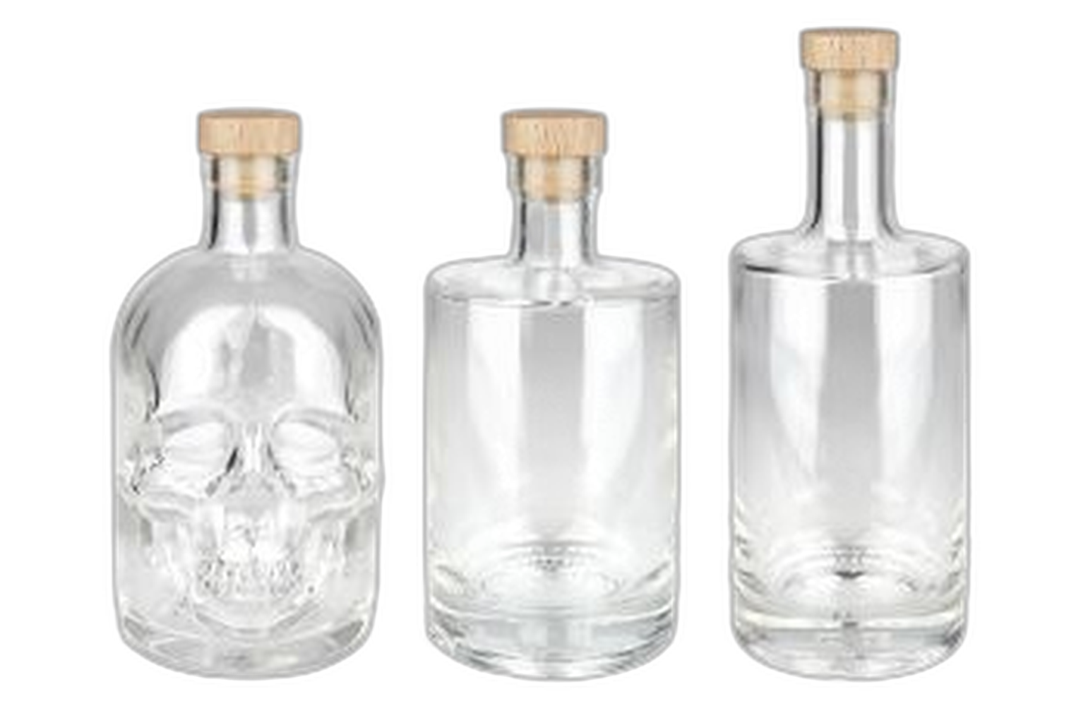 Glasflaschen mit Korken