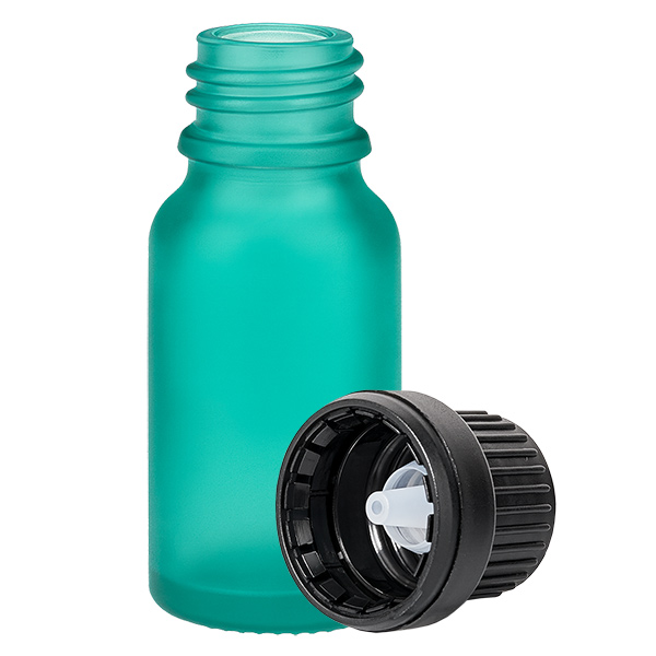 Flacone contagocce da 10 ml 2 mm nero OV GreenL. UT18/10 Flacone contagocce da 10 ml 2 mm nero OV GreenL. UT18/10
