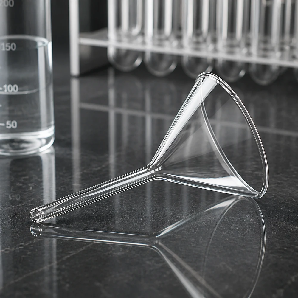 Entonnoir Ø 35mm - verre borosilicate 3.3 - angle 60°