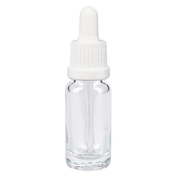 Flacone per pipetta trasparente da 10 ml OV bianco ApoGlas Flacone per pipetta trasparente da 10 ml OV bianco ApoGlas
