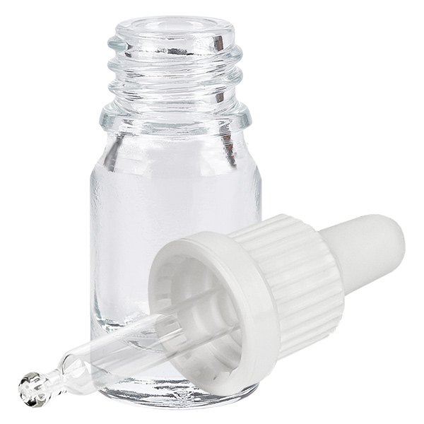 Flacone per pipette da 5 ml bianco OV ClearLine UT18/5 Flacone per pipette da 5 ml bianco OV ClearLine UT18/5