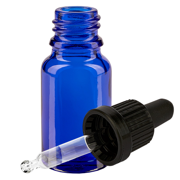 10ml Pipettenflasche schwarz Originalitätsverschluss BlueLine UT18/10