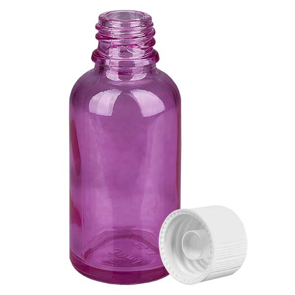 30ml Flasche 11mm Schraubverschluss weiss Standard PurpleLine UT18/30