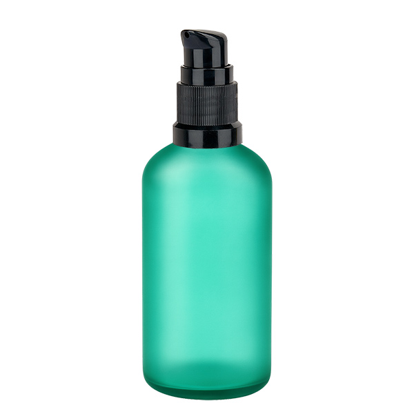 Flacone a pompa da 100 ml nero STD GreenLine UT18/100 Flacone a pompa da 100 ml nero STD GreenLine UT18/100